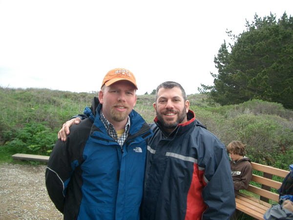 Daniel and Dave at Ano Nuevo State Park