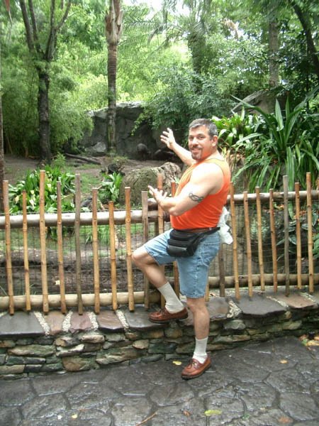 Daniel at the Animal Kingdom
