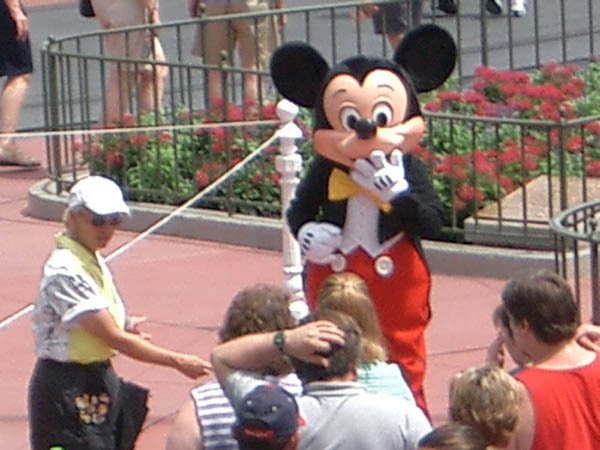 MIckey says: "Oh My! Look at all those Red Shirts!"