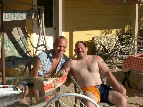 Fred & Don at the Lazy Bear  House