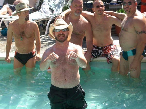 John in the pool