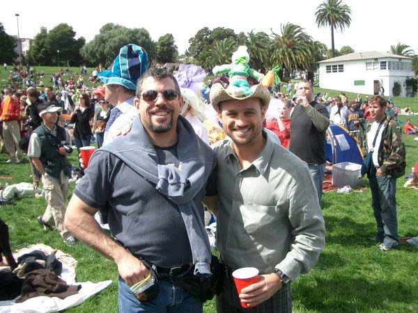 Daniel with our friend Mark