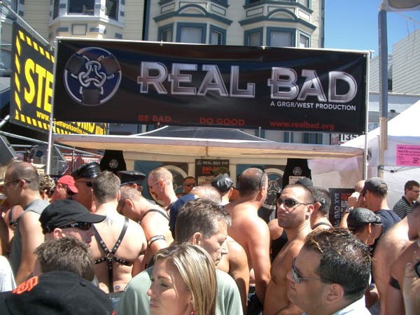 Real Bad booth at Dore Alley