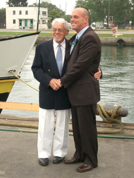Mark with his dad
