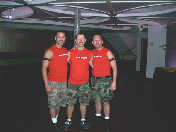 Tyrone, Noah & Dave at the REAL BAD Party