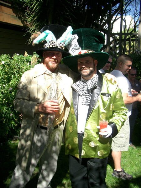 Clyde & Noel at a Castro Tea Party