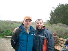 Daniel and Dave at Ano Nuevo State Park