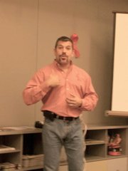 Daniel presents at the Deaf AIDS Memorial