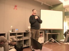 Jim presents at the Deaf AIDS Memorial