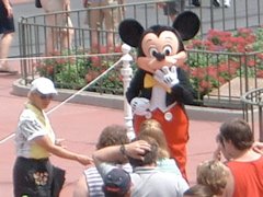 MIckey says: "Oh My! Look at all those Red Shirts!"