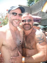 Paul Moffet & friend at Lazy Bear