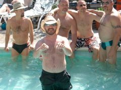 John in the pool