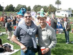 Daniel with our friend Mark