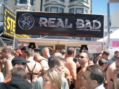 Real Bad booth at Dore Alley