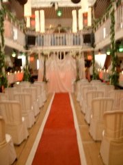 Chapel/Disco on the wedding boat