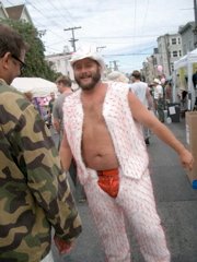 Scott shows that fur is still in fashion at Castro Street Fair
