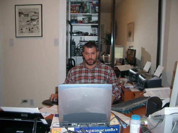 Daniel working from Home
