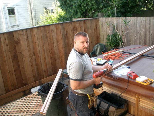 Mike takes on another project in our Garden