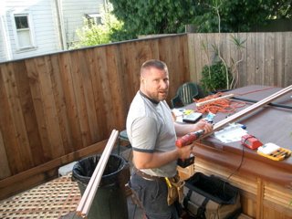 Mike takes on another project in our Garden