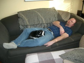 Taking a catnap with Benny